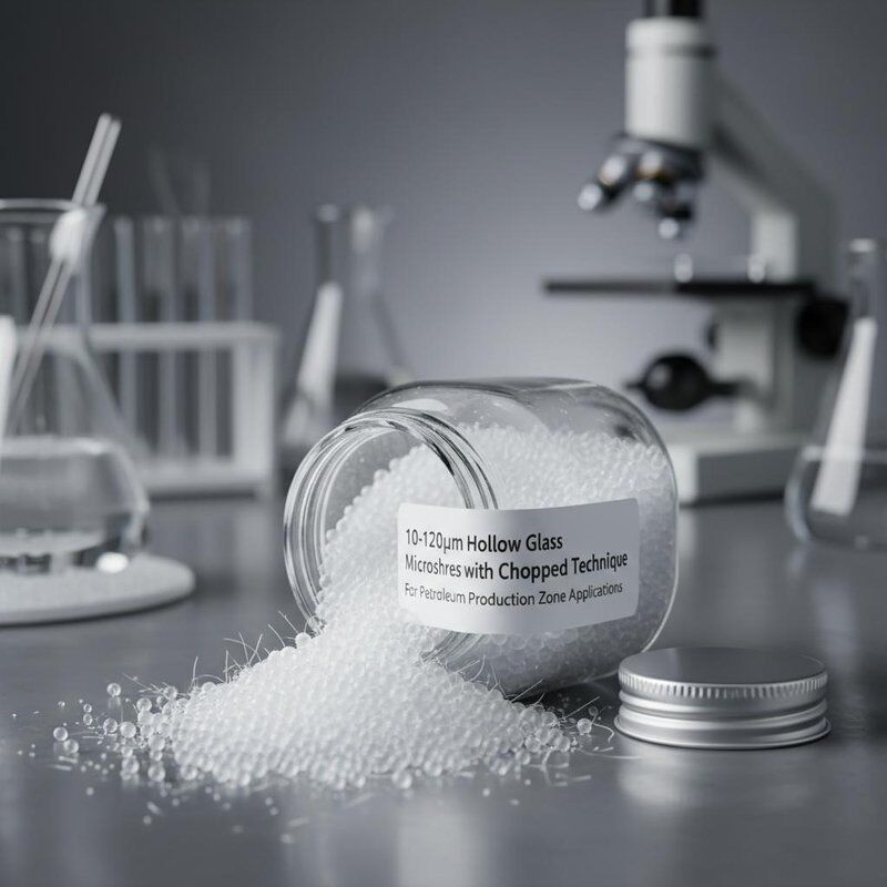 10-120 мкм полые стеклянные микросферы с методом рубки для применений в зонах добычи нефти