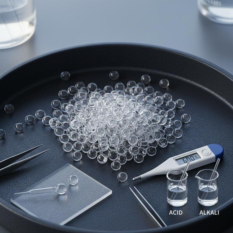 Полые стеклянные микросферы диаметром 10-75 мкм, термостойкость до 600°C и хорошая стойкость к кислотам и щелочам